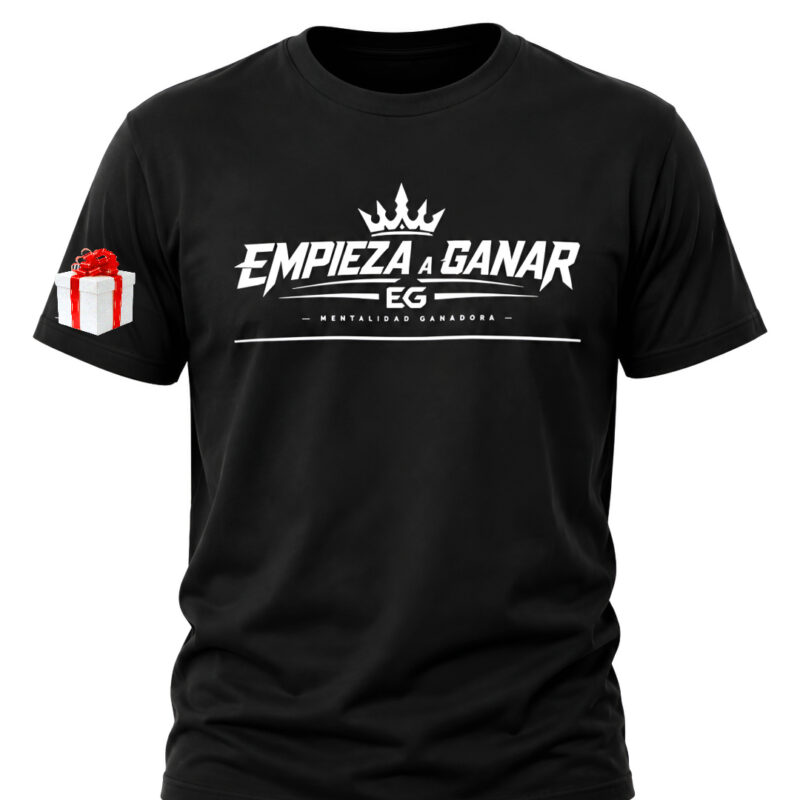 Playera Negra 'Empieza a Ganar'